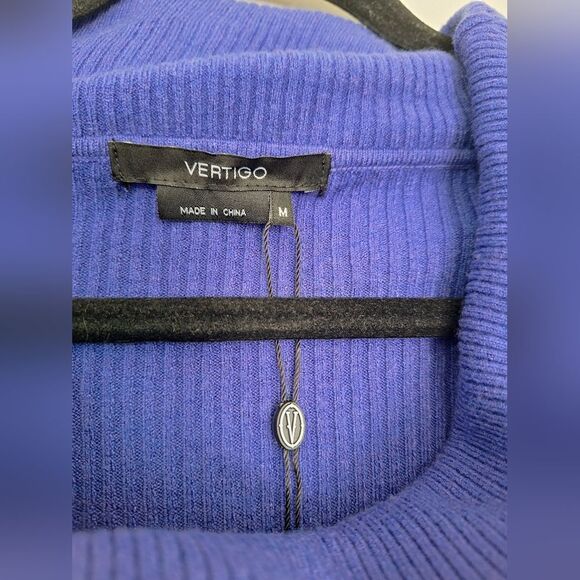 Vertigo cowl‎ neck pleated skirt dress size M - Picture 2 of 7